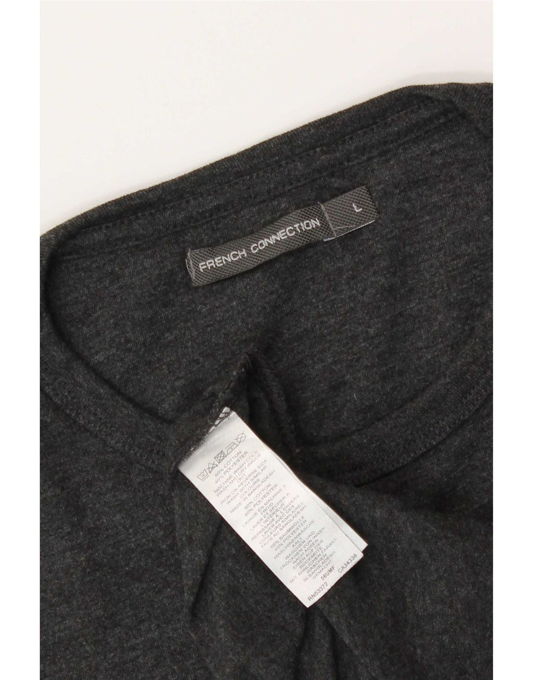 Tricou pentru bărbați French Connection Top mare bumbac gri