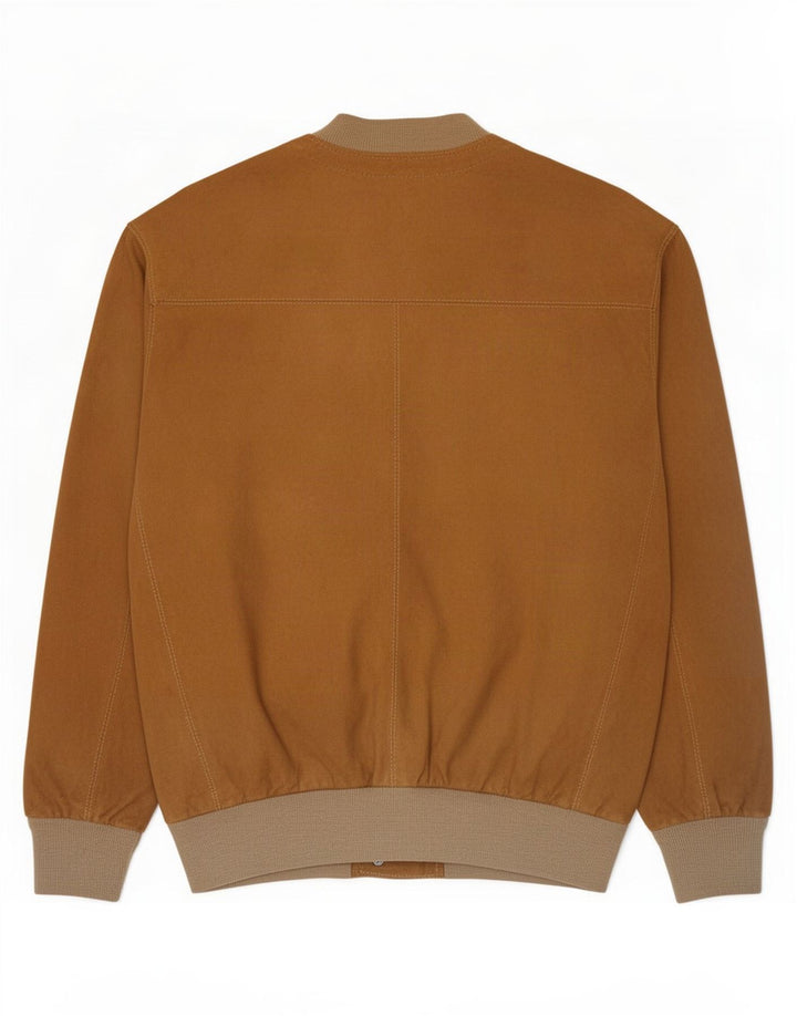 Bomber Vintage pentru bărbați din piele intoarsa UK 38 Maro Mediu