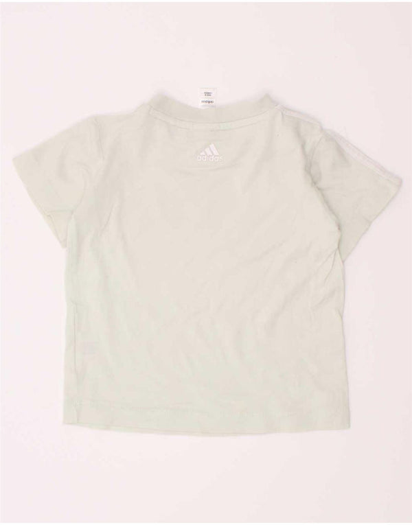 Tricou grafic Adidas bebe baieti Top 6-9 luni verde