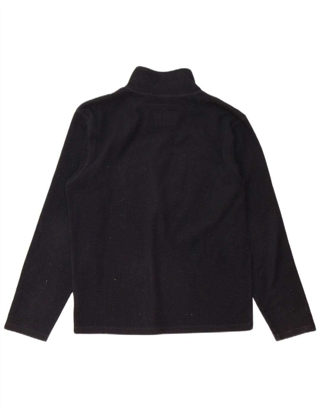 BILLABONG Pulover pentru bărbați, cu grafică, cu fermoar și gât, din lână, poliester negru mic