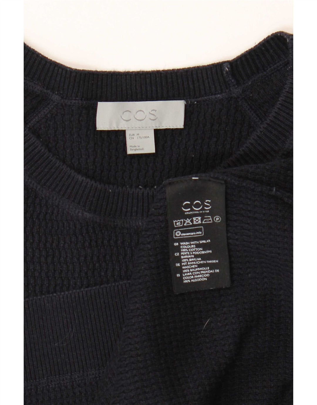 Cos Tricou Bărbați Top Mediu Bleumarin Bumbac