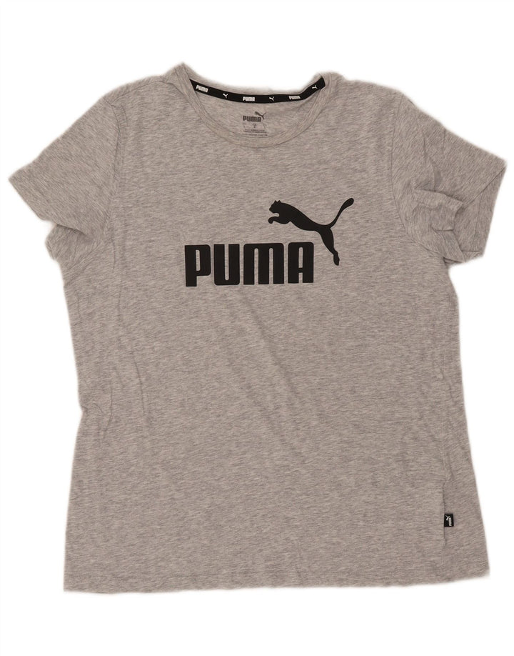 Tricou grafic PUMA pentru femei Top UK 16 mare bumbac gri