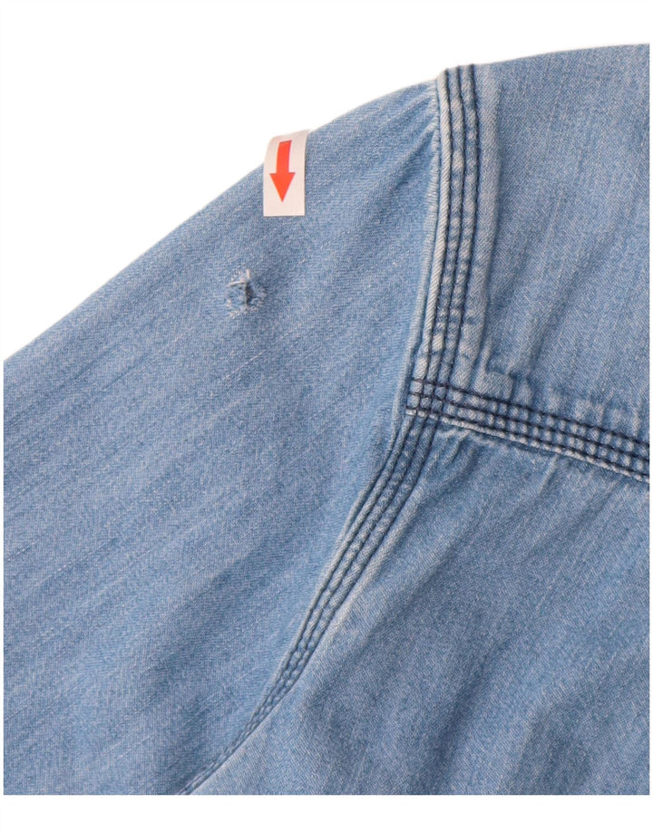 Cămașă denim Tommy Hilfiger pentru bărbați, mare, albastru, bumbac