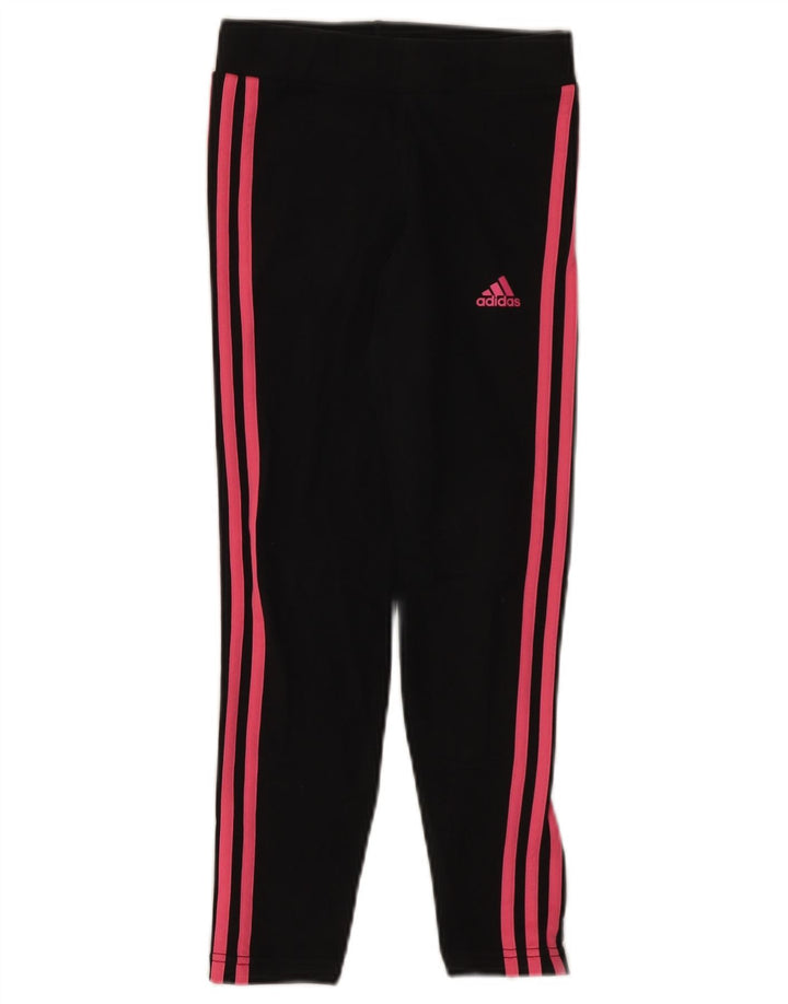 Leggings pentru fete Adidas 9-10 ani negri