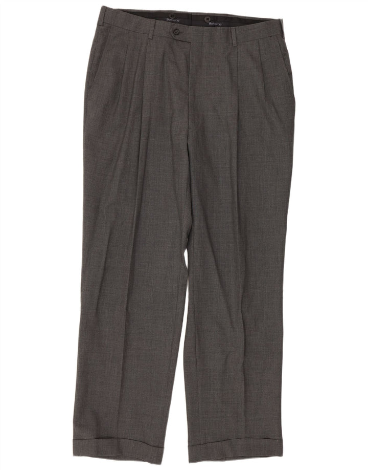 Pantaloni de costum pentru bărbați Burberrys L36 L31 gri