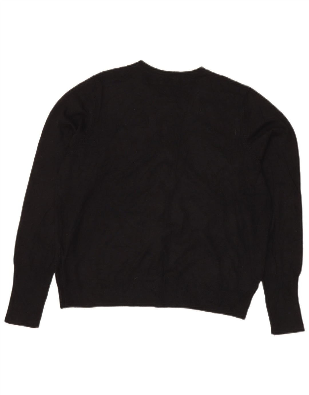 MARKS & SPENCER Pulover cardigan crop pentru femei UK 16 mare, viscoză neagră