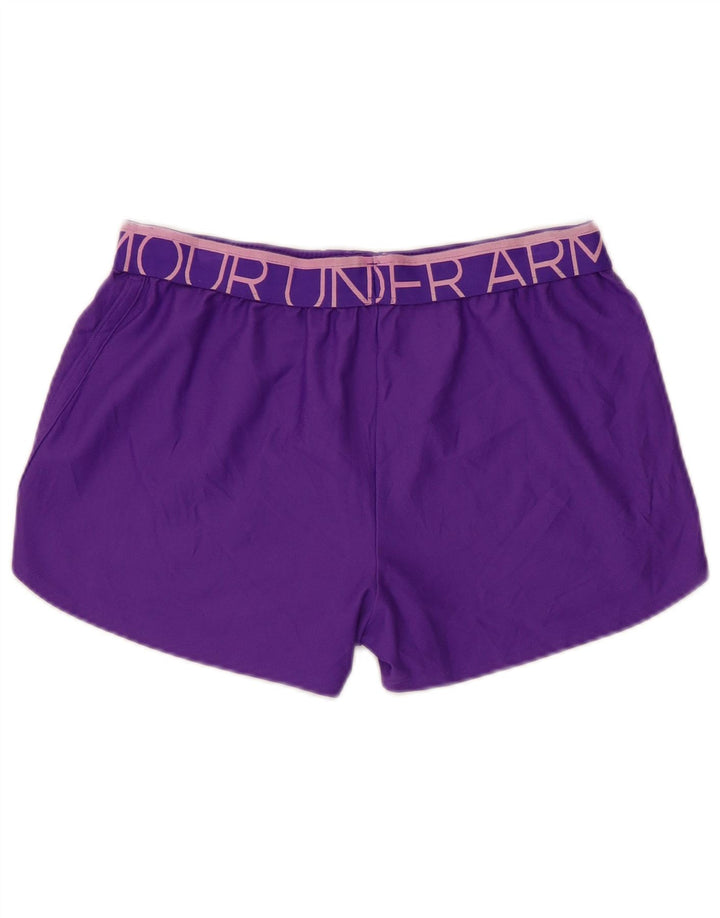 Pantaloni scurti de sport Under Armour pentru femei Graphic Regular Small Purple