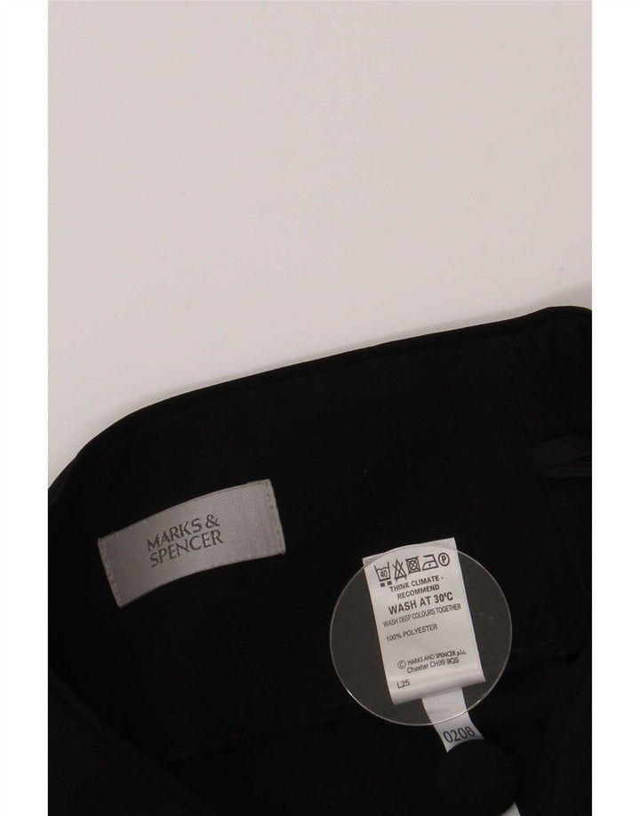 Fusta creion pentru femei Marks & Spencer UK 10 Small W26 Poliester negru