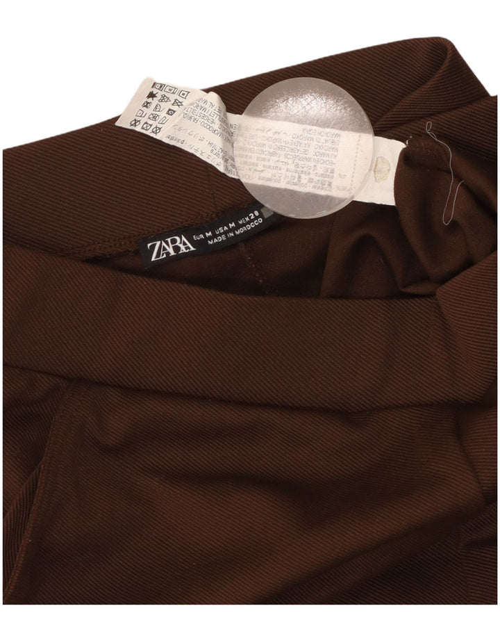 Pantaloni de trening pentru femei Zara Joggeri UK 14 Poliester maro mediu