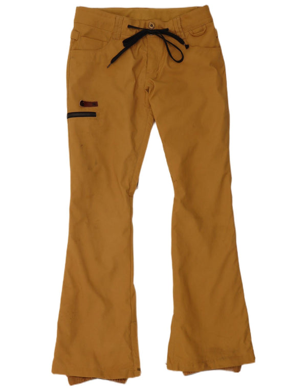 DC Pantaloni de schi cargo pentru femei UK 10 Small Beige Nylon