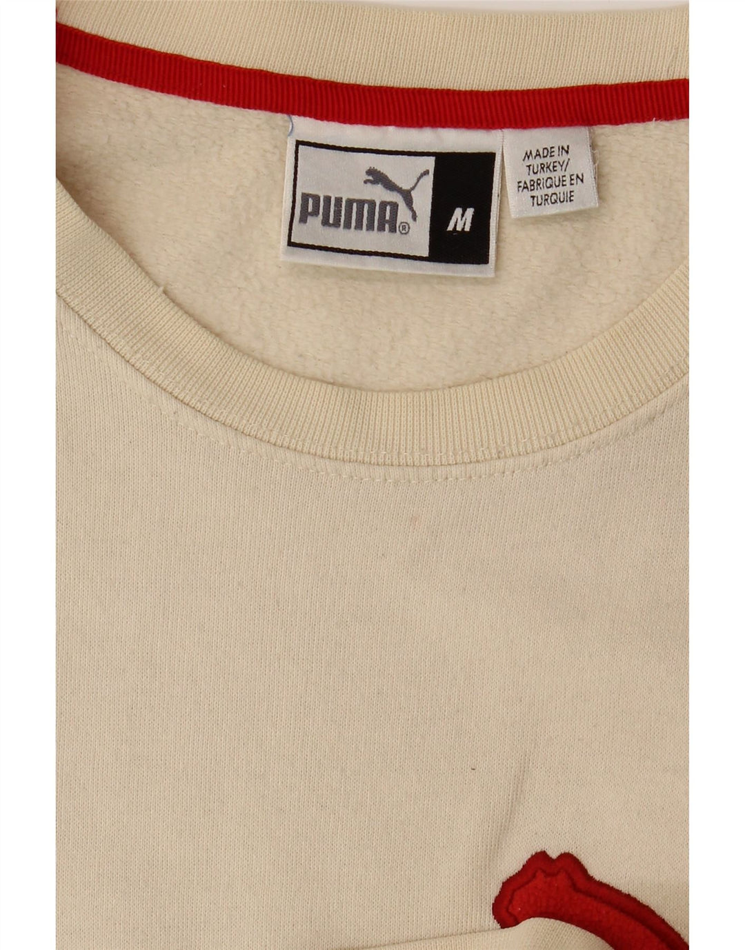 Pulover cu grafică PUMA pentru bărbați, mediu alb