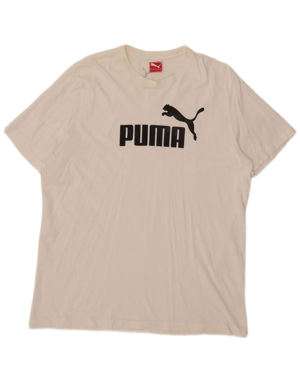 Tricou grafic Puma pentru bărbați Top 2XL alb