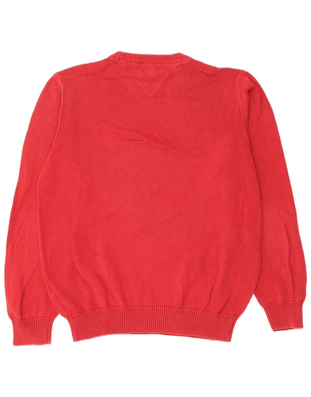 Pulover Tommy Hilfiger pentru bărbați cu gât roșu mare, bumbac