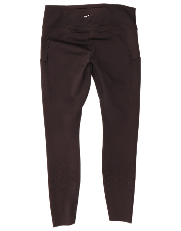 Leggings Nike Dri Fit pentru femei UK 14, mare, negru, poliester