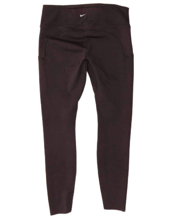 Leggings Nike Dri Fit pentru femei UK 14, mare, negru, poliester