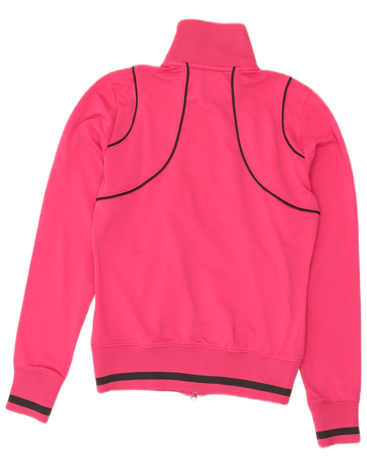 Jachetă de top pentru trening Nike pentru femei UK 8/10 mic, roz, poliester color bloc