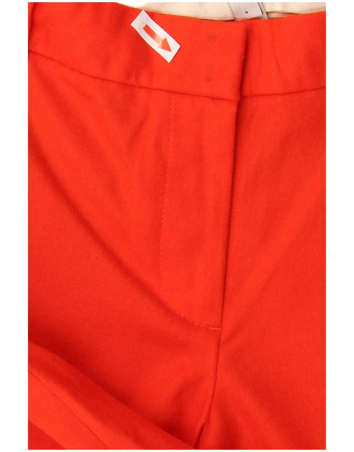 Pantaloni Capri pentru femei J. Crew US 4 Small W32 L26 Lână roșie