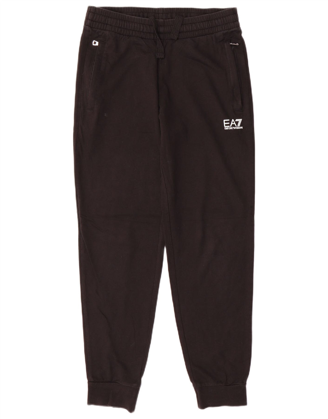 EMPORIO ARMANI Pantaloni de trening pentru bărbați Pantaloni de jogging Bumbac mediu negru