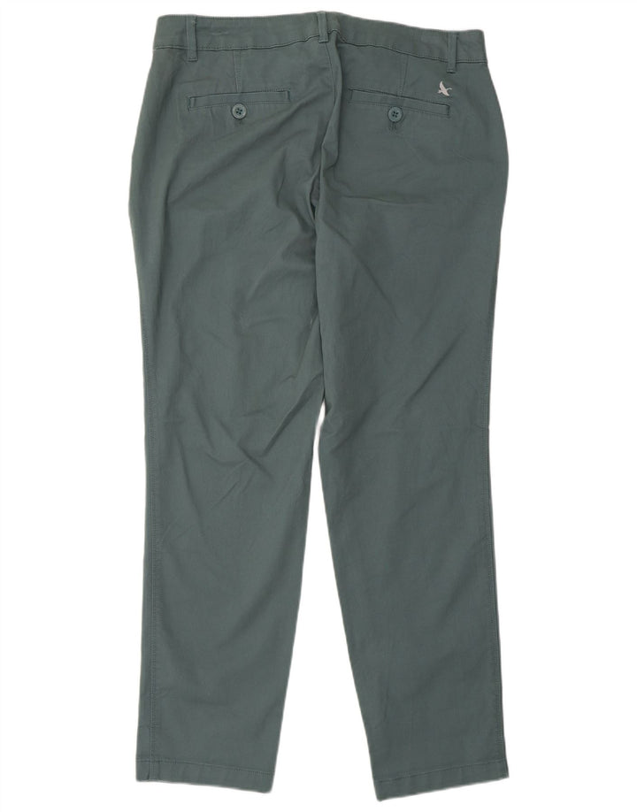 EDDIE BAUER Pantaloni chino subțiri pentru femei US 6 Medium W32 L29 Bumbac verde