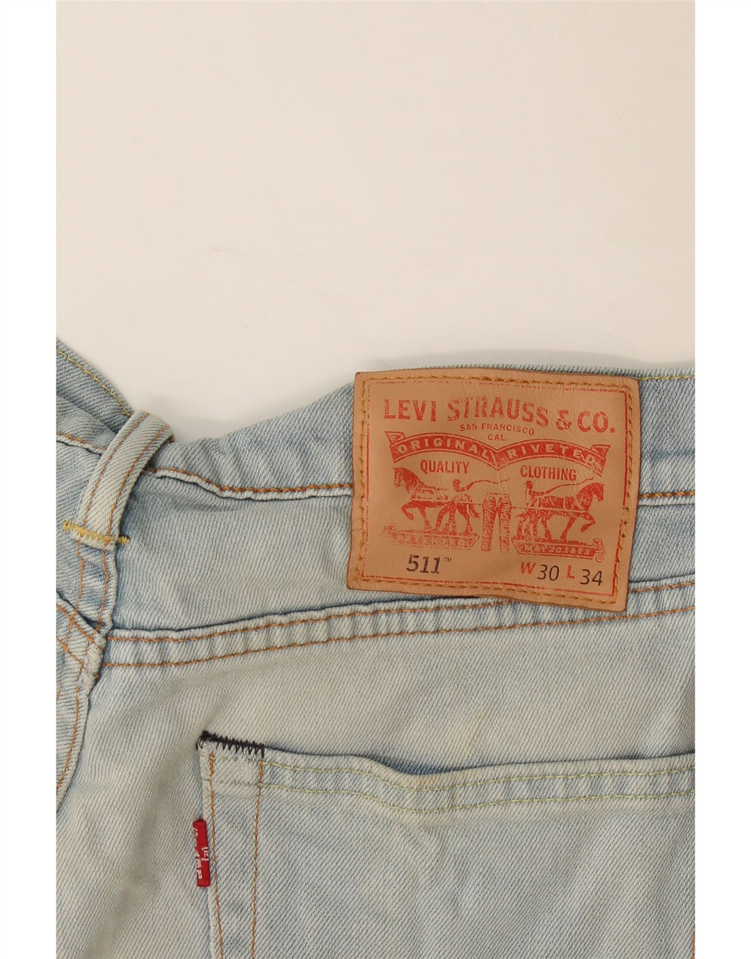 Blugi Levi's 511 Slim pentru femei W30 L34 Bumbac albastru