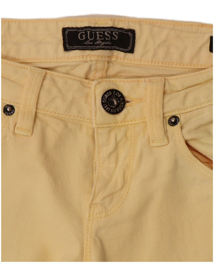Blugi Guess Sophie Slim pentru femei W28 L26 galbeni