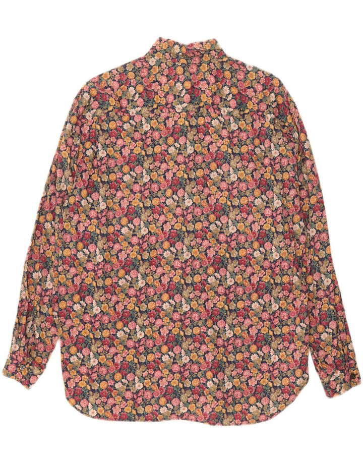 Bluză Cămașă Vintage Femei IT 44 Medium Multicolor Floral