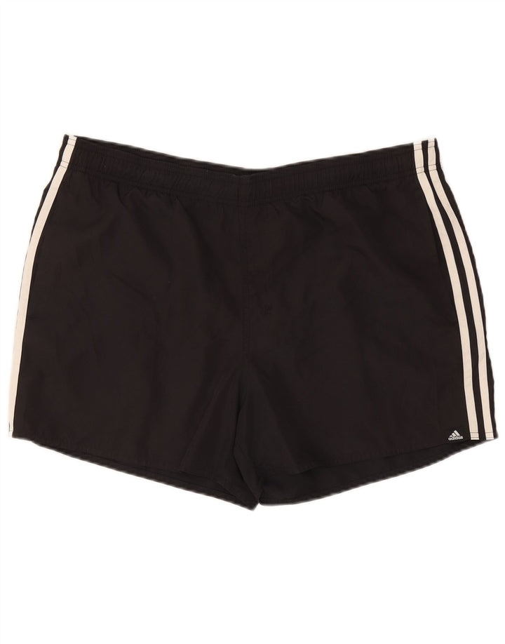 Pantaloni scurți sport pentru bărbați Adidas, mari, negru, poliester