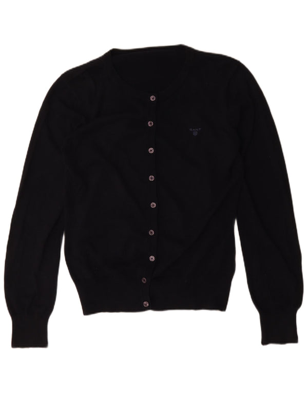 Pulover cardigan pentru femei Gant UK 18 XL bumbac bleumarin