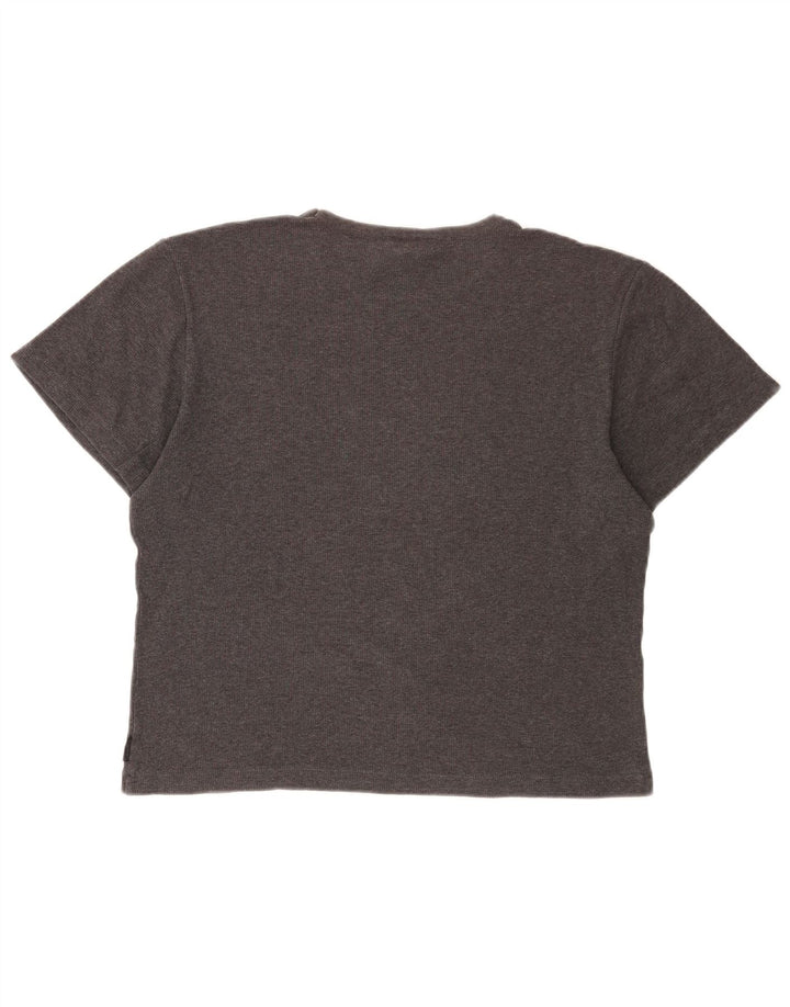 CALVIN KLEIN Tricou supradimensionat pentru femei UK 14 Bumbac gri mediu