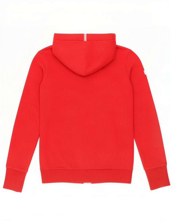 Pulover Superdry pentru damă, cu fermoar, poliester roșu, UK 10