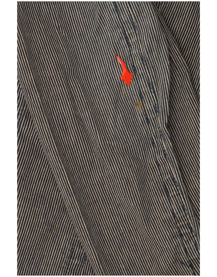 EDDIE BAUER Jachetă pentru femei cu 2 nasturi, UK 12, gri mediu, cu dungi