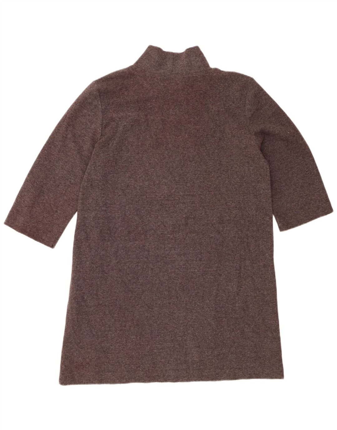 Rochie cu mâneci 3/4 pentru femei Zara UK 16 Poliester maro mare