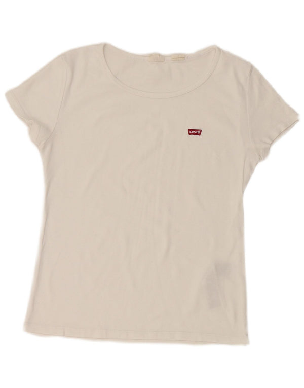Tricou pentru femei LEVI'S Top UK 12 Medium White Bumbac