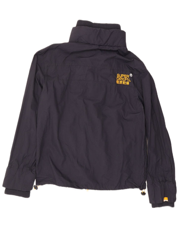 Jachetă de ploaie Superdry Windcheater Graphic pentru bărbați UK 42 XL Nailon bleumarin