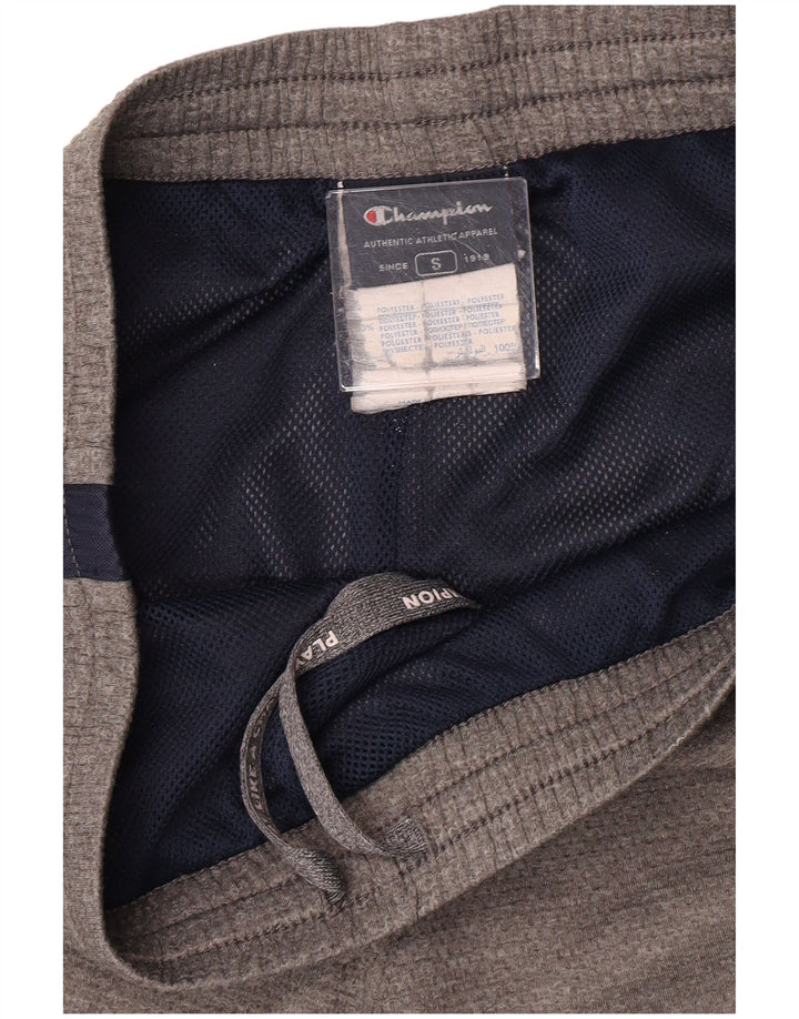 Pantaloni scurți sport Champion pentru bărbați, gri, poliester color bloc
