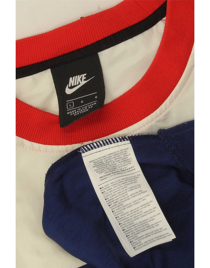 Hanorac grafic pentru bărbați Nike Pulover mare, multicolor, din nailon