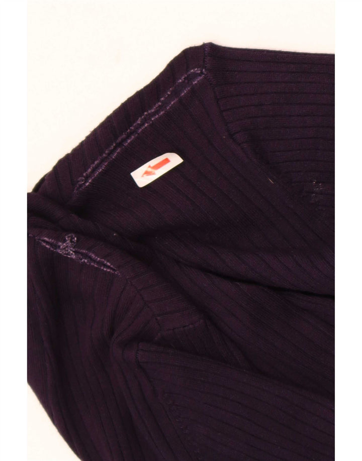 Pulover cardigan pentru femei Zara UK 12 Mov mediu