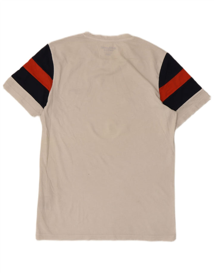 Tricou Jack & Jones pentru bărbați Top mic, alb, din bumbac color bloc