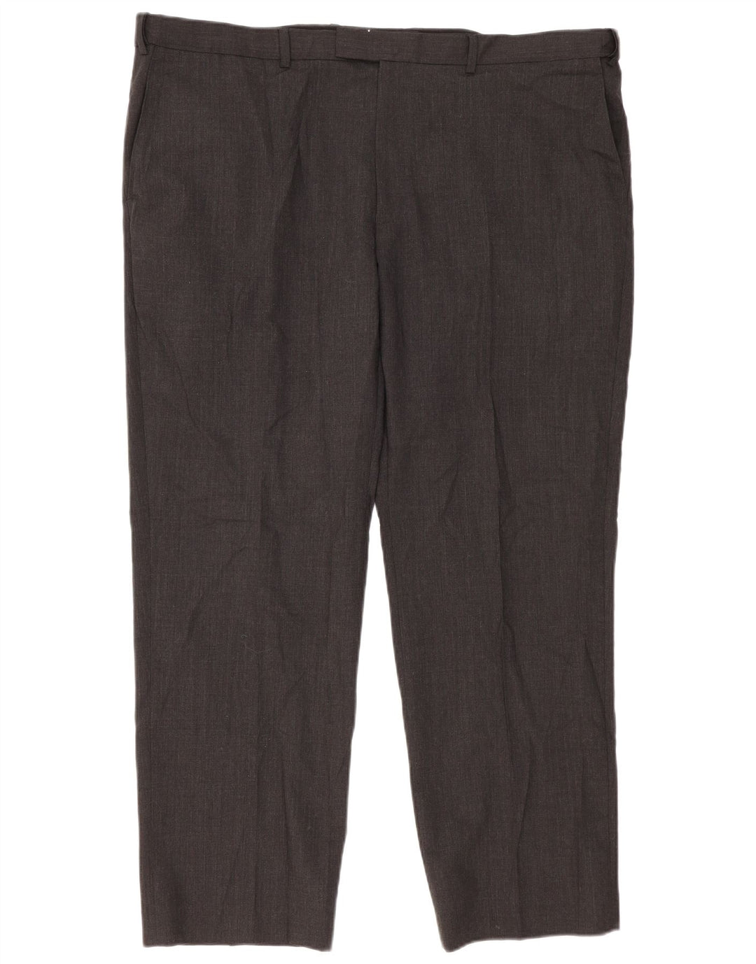 Pantaloni de costum pentru bărbați Marks & Spencer, cu tăiere obișnuită, L44 L31 Lână gri