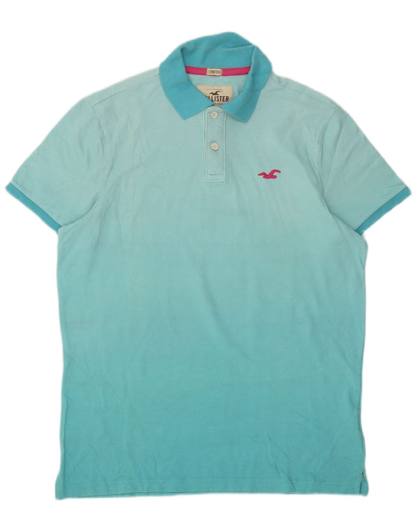 Cămașă polo Hollister pentru bărbați XL, bumbac albastru