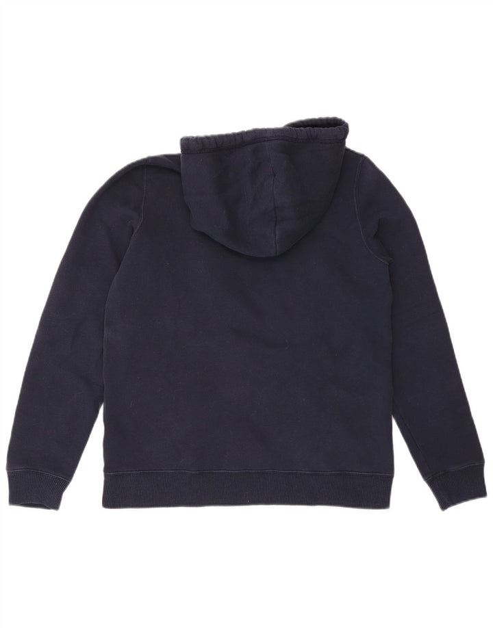 Pulover cu glugă cu grafic pentru femei HOLLISTER UK 14 Medium, bleumarin, bumbac