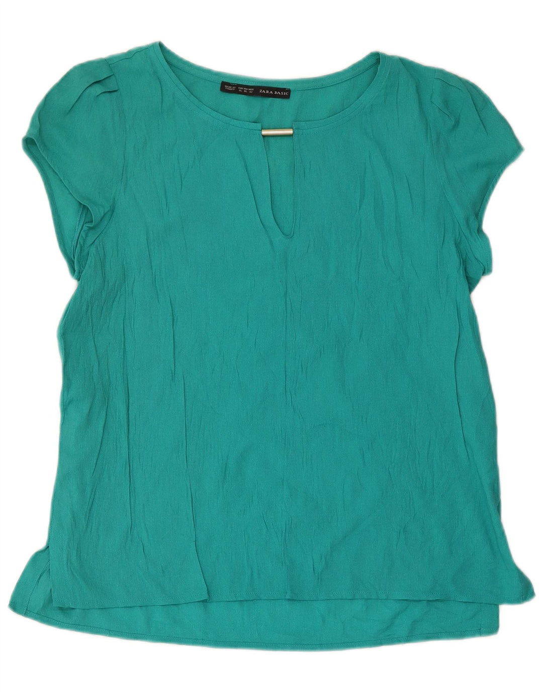 Bluză pentru femei Zara UK 18 XL Turcoaz