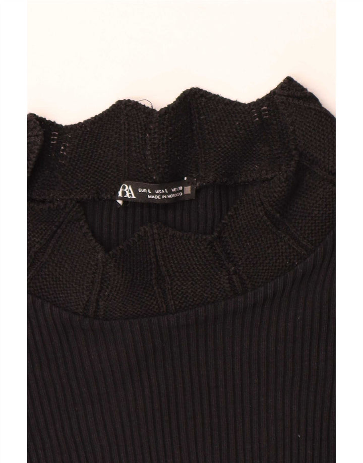 Tricou pentru femei Zara UK 14 Large Negru
