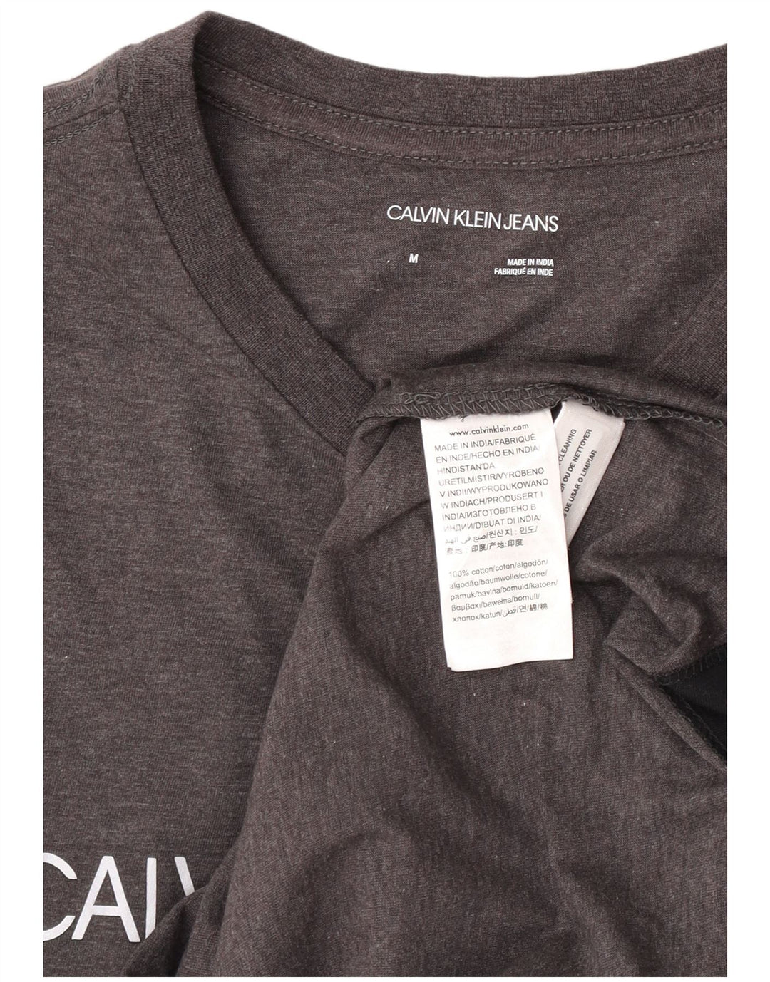 Tricou grafic pentru bărbați Calvin Klein Jeans Top mediu negru din bumbac color bloc