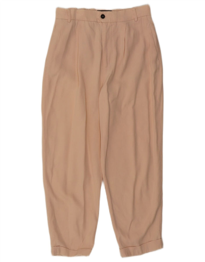 Pantaloni Capri pentru femei Zara Mici L26 L22 Bej