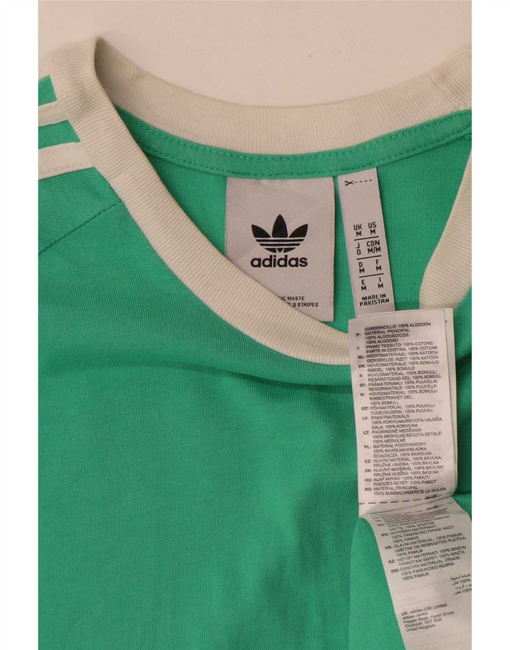 Tricou pentru bărbați Adidas Top, bumbac verde mediu