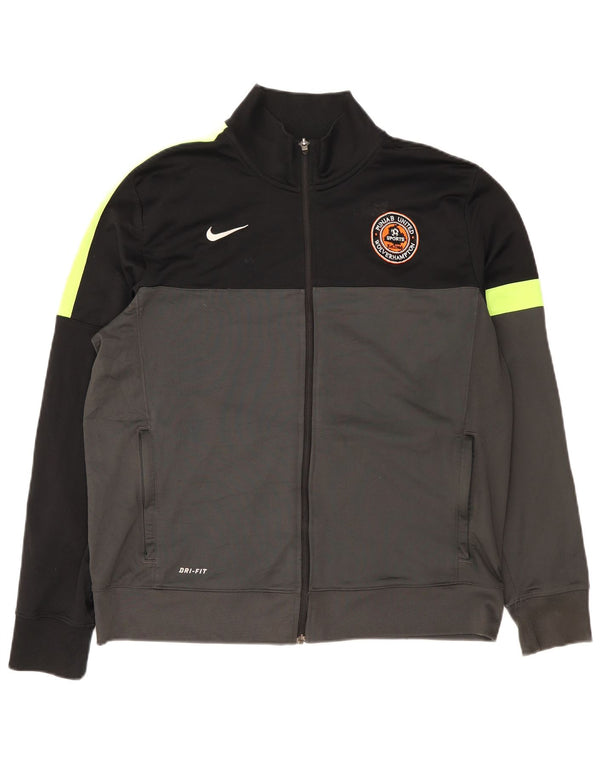 Jachetă de top pentru trening Nike Dri Fit pentru bărbați XL, gri, poliester color bloc