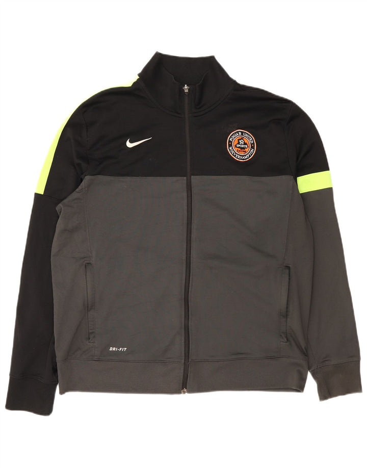 Jachetă de top pentru trening Nike Dri Fit pentru bărbați XL, gri, poliester color bloc