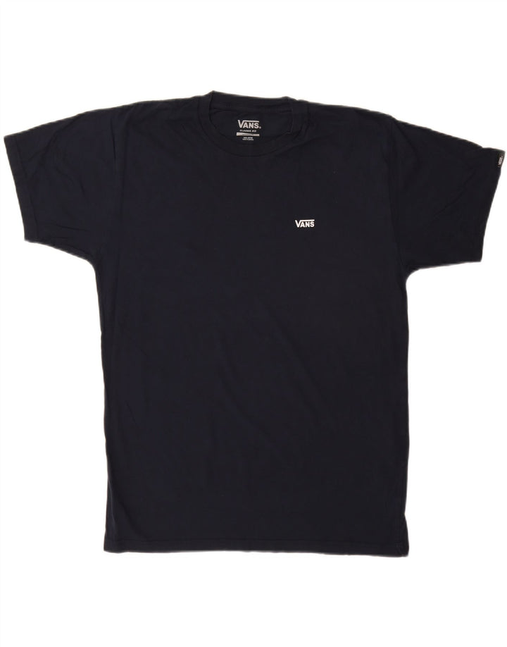 Tricou Vans Classic Fit pentru bărbați Top mediu din bumbac bleumarin
