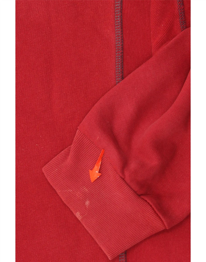 CARRERA Womens Graphic Sweatshirt Jumper UK 16 Large Red Cotton